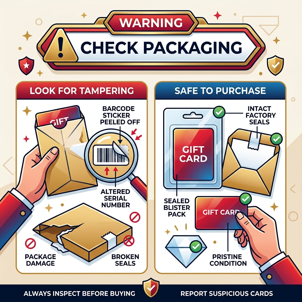 Inspect Card Packaging for Tampering